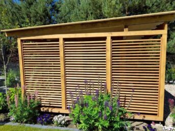 domek ogrodnika wiata drewniana ogrodowa na drewno stolarz cieśla HJ Latzke