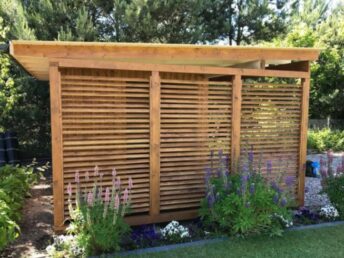 domek ogrodnika wiata drewniana ogrodowa na drewno stolarz cieśla HJ Latzke