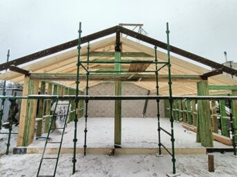 garaż drewniany konstrukcja budowa HJ Latzke stolarz