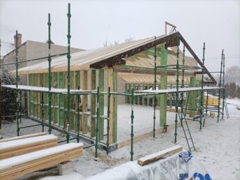 garaż drewniany konstrukcja budowa HJ Latzke stolarz