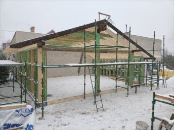 garaż drewniany konstrukcja budowa HJ Latzke stolarz