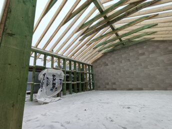 garaż drewniany konstrukcja budowa HJ Latzke stolarz