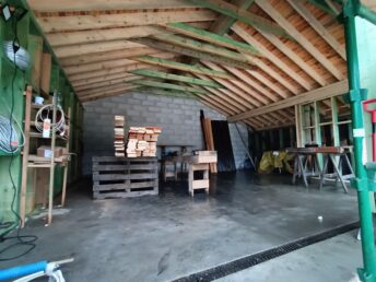 garaż drewniany konstrukcja budowa HJ Latzke stolarz