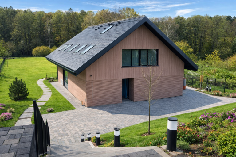 elewacja drewniana wentylowana taras drewniany thermodrewno Pracownia Stolarska Latzke