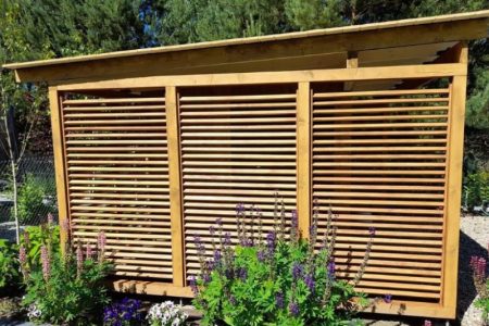 domek ogrodnika wiata drewniana ogrodowa na drewno stolarz cieśla HJ Latzke