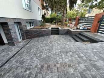 garaż wjazd kostka klinkier polbruk HJ Latzke