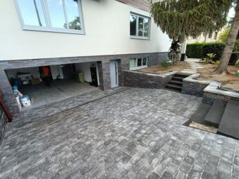 garaż wjazd kostka klinkier polbruk HJ Latzke