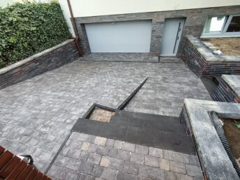 garaż wjazd kostka klinkier polbruk HJ Latzke