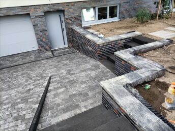 garaż wjazd kostka klinkier polbruk HJ Latzke