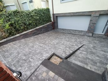 garaż wjazd kostka klinkier polbruk HJ Latzke