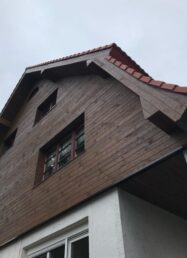 elewacja drewniana wentylowana pozioma dom HJ Latzke