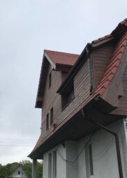 elewacja drewniana wentylowana pozioma dom HJ Latzke