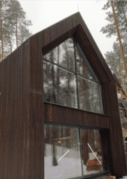 wąska deska elewacyjna dom stodoła drewniana elewacja wentylowana HJ Latzke stolarz