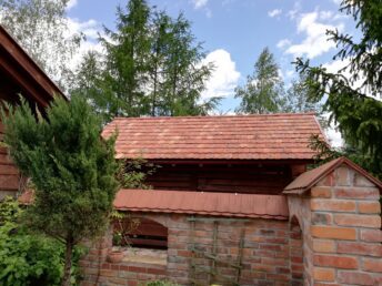 wiata na drewno wiata drewniana Latzke cieśla