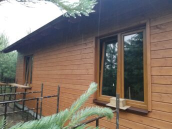 Borowy Młyn dom drewniany szkieletowy letniskowy całoroczny HJ Latzke firma budowlana