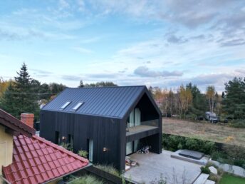 elewacja drewniana deska elewacyjna opalana Pracownia Stolarska Latzke