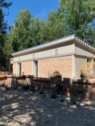 elewacja drewniana drewno cegła deska elewacyjna świerkowa bielona Pracownia Stolarska Latzke