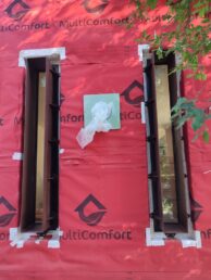 Corten blacha zardzewiała elewacja drewniana opalana dom jednorodzinny Pracownia Stolarska Latzke