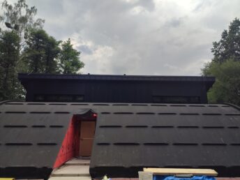 elewacja drewniana opalana dom jednorodzinny Pracownia Stolarska Latzke