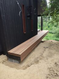 elewacja drewniana opalana dom jednorodzinny Pracownia Stolarska Latzke