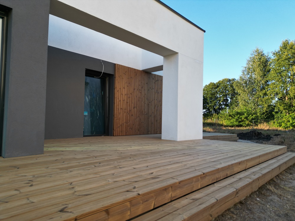 taras drewniany deska tarasowa thermo sosna