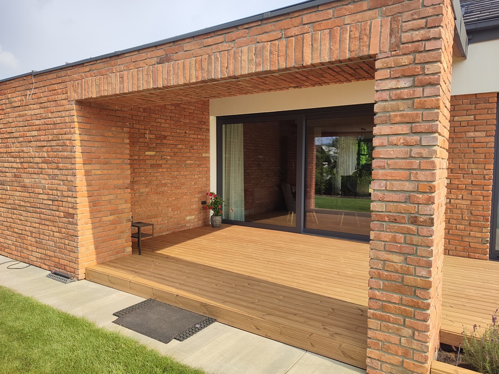 taras drewniany deska tarasowa thermo sosna