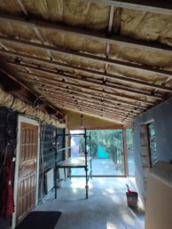 dom drewniany stary 200-letni remont modernizacja ogród zimowy