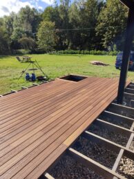 taras drewniany z thermo jesionu Pracownia Stolarska Latzke