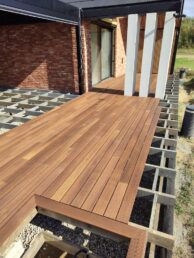 taras drewniany z thermo jesionu Pracownia Stolarska Latzke