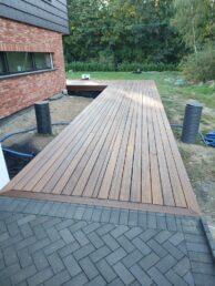 taras drewniany z thermo jesionu Pracownia Stolarska Latzke