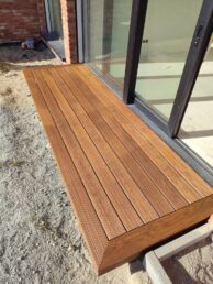taras drewniany z thermo jesionu Pracownia Stolarska Latzke