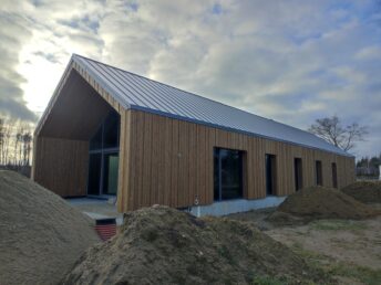 elewacja drewniana 3D thermodrewno thermo sosna montaż Pracowania Stolarska Latzke