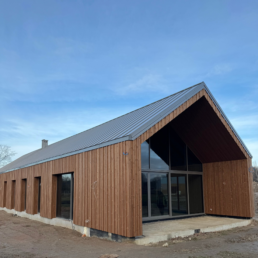 elewacja drewniana 3D thermodrewno thermo sosna montaż Pracowania Stolarska Latzke