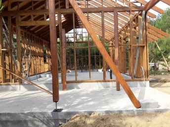 dom drewniany dom szkieletowy konstrukcja drewniana domu Pracownia Stolarska Latzke