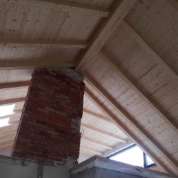 drewniana boazeria na poddaszu drewniany sufit Pracownia Stolarska Latzke