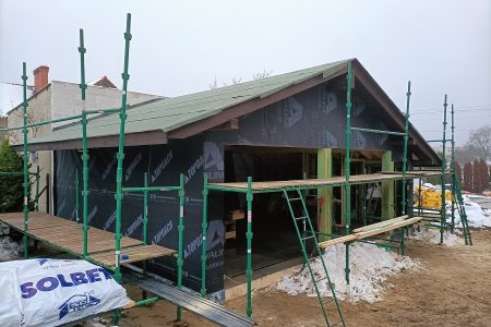 garaż drewniany konstrukcja budowa HJ Latzke stolarz